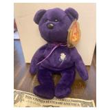 Collectible TY Princess Diana beanie baby