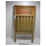 Vintage National Brass King Washboard No. 801