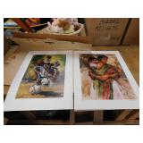 Signed Harley M Brown & Leslie B Demille Prints