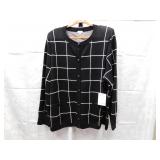 Womans 2X Jaclyn Smith Button Up Sweater