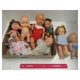 VTG Doll Collection- one windup & Rubber Dolls
