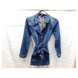 Womans Medium DG2 Long Jean Coat