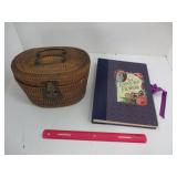 Tea Set in Basket & Photo