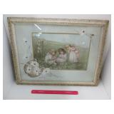 Framed Picture 'Our Little Pets'