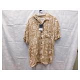 Mens Medium Tall St.Johns Bay Button Up Shirt