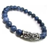 Blue Coral Gemstone Bracelet