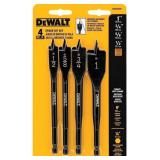 Sealed DEWALT DW4SPADE 4-Piece Spade Bit Set