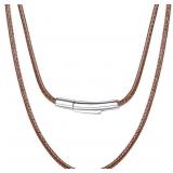 Unisex Wax Rope Braided Necklaces Chain