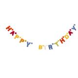 Happy Birthday Banner - Handmade Wool Letters