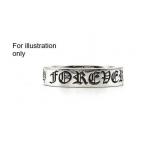 Chrome Hearts Silver Forever Ring - Size 10