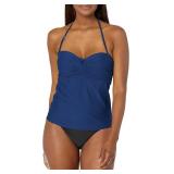 Catalina Women's Twist Front Bandeau Tankini Top