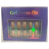 Gel Press On Nails - Ombre - Square