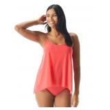 New - Women's Classic Solid Tankini Set
