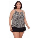 NWT -  Standard Keyhole High Neck Tankini Top
