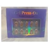 Gel Press On Nails - French Tip - Almond