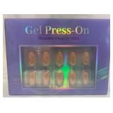 Gel Press On Nails - Nude - Square