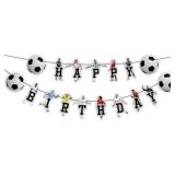 Soccer Football Happy birthday banner