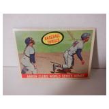 1959 TOPPS AARON CLUBS WORLD SERIES HOMER #467