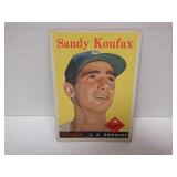 1958 TOPPS #187 SANDY KOUFAX