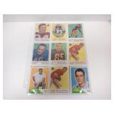 LOT OF 13 1959 TOPPS FOOTBALL CARDS