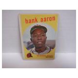 1959 TOPPS #380 HANK AARON. LOWER GRADE
