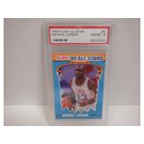 1990 FLEER ALL-STAR #5 MICHAEL JORAN PSA 8