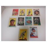 LOT OF 10 VINTAGE BASEBALL CARD LOT