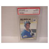 1989 FLEER #548 KEN GRIFFEY JR RC PSA 8