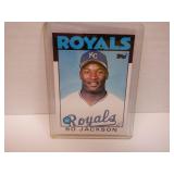 1986 TOPPS TRADED #50T BO JACKSON RC