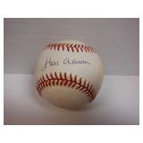 HANK AARON SIGNED AUTO BASEBALL NO COA