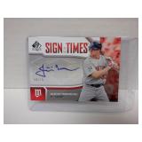 2006 UPPER DECK #ST-MO JUSTIN MORNEAU SIGNED AUTO