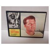 1962 TOPPS #104 FRANK GIFFORD