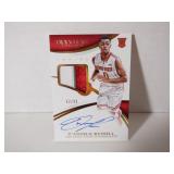 2015 IMMACULATE D'ANGELO RUSSELL SIGNED AUTO PATCH