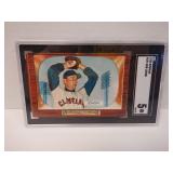 1958 BOWMAN #191 BOB LEMON SGC 5