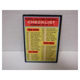 1962 TOPPS #176 FOOTBALL CHECKLIST