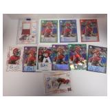 LOT OF 11 DYLAN MOSES SIGNED AUTO CARDS