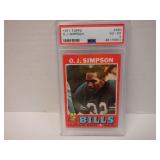 1971 TOPPS #260 O.J. SIMPSON PSA 4