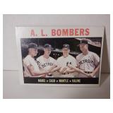 1964 TOPPS A.L. BOMBERS #331. MICKEY MANTLE