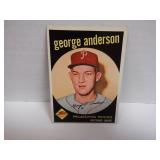1959 TOPPS #338 GEORGE ANDERSON RC
