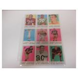 LOT OF 18 1959 TOPPS FOOTBALL CARDS