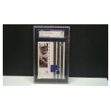 2000 UD GRADED PEYTON MANNING RELIC SGC 8.5