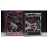 LOT OF 2 ASSORTED PRIZM # BASEBALL STARS / SEE PIC