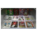 LOT OF 14 ASSORTED FOOTBALL CARDS / SEE PICS