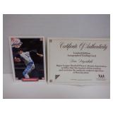 DON DRYSDALE SIGNED AUTO CARD WITH COA