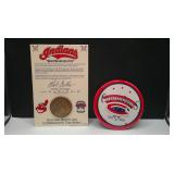 LOT OF 2 CLEVELAND INDIANS COLLECTIBLES