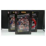 LOT OF 3 SEALED 2023-24 REVOLUTION BASKETBALL TINS
