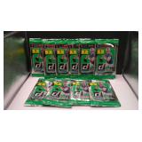 LOT OF 10 2022 DONURSS FOOTBALL 5 CARD PACKS