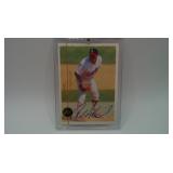 1999 JUST MEMORABILIA RICK ANKIEL AUTO JUST 99