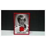 2022 LEAF GAME USED RELIC RED SPARKLE JOHN ELWAY