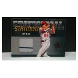 2002 LEAF R&S TROY GLAUS RELIC # SS-44